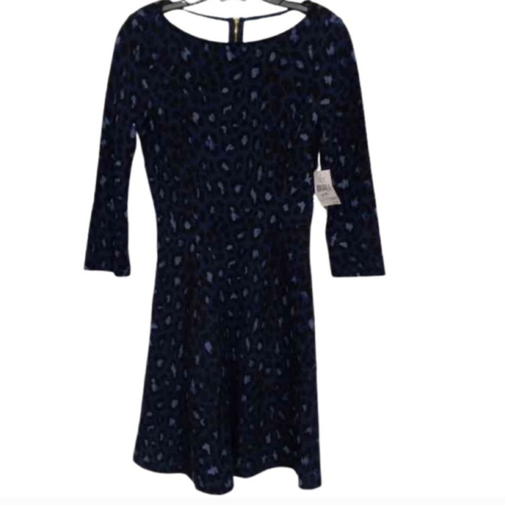 🎉 HOST PICK 🎉 NWT, Kate Spade Blue Leopard Dress size 2